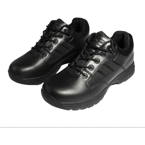 Workerkit Low-Cut Anti-Stab Tactical Shoes for Men and Women Outdoor Hunting Durable Leather Combat Boots