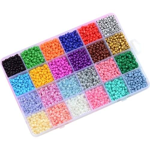 1box/3700pcs Colorful Acrylic Loose Beads For Bracelets Necklaces Jewelry Making DIY Jewelry Findings Strand Bead Spacer Beads