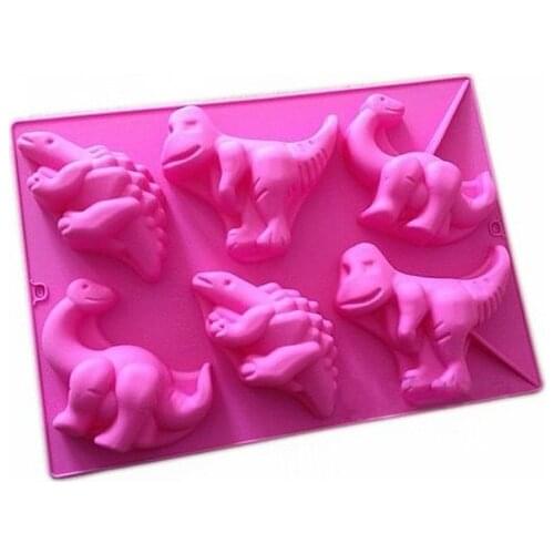 Dinosaur Shape Silicone Baking Cake Mold Candle Mold