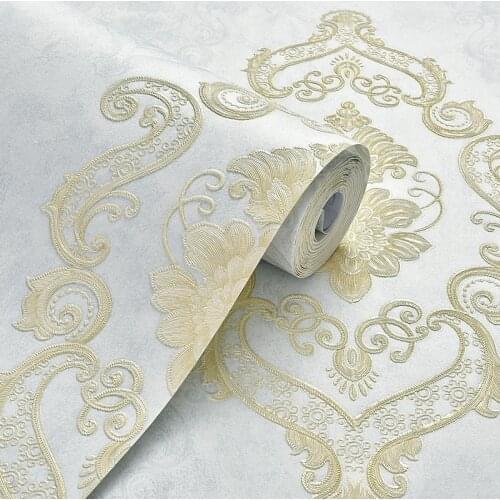 Beibehang Modern minimalist European 3D self-adhesive wallpaper Bedroom living room TV background wall self-adhesive wallpaper