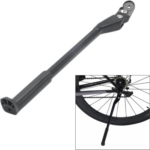 1Pc Black Adjustable MTB Road Bicycle Kickstand Parking Rack Mountain Bike Support Side Kick Stand Foot Brace