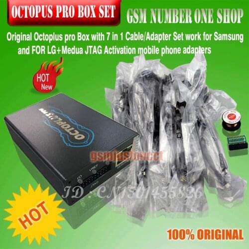 2020 NEW version OCTOPUS PRO BOX / octoplus pro Box with 5 cables forSamsung or FoR LG and Medua JTAG actived