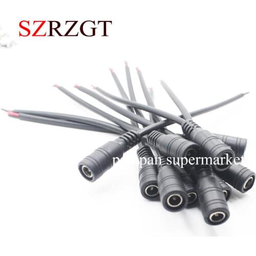 5/10pcs 5.5x2.1 Plug DC male or Female Cable Wire Connector For 3528 5050 LED Strip Light