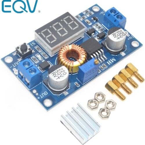 5A 75W XL4015 DC-DC Converter Adjustable Step-Down Module 4.0-38V to 1.25V-36V DIY Adjustable Power Supply