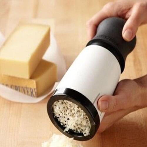 ABS+Stainless Steel Cheese Grater 2 Pattern Blade Kitchen Gadgets Chocolate Grater DIY Butter Food Mill Cheese Grater Slicer