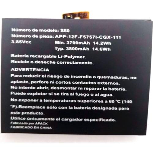 3800mAh APP-12F-F57571-CGX-111 for Caterpillar CAT S60 High Quality Mobile Phone Battery with Repair Tools