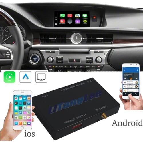 Car Camera Carplay Decoder Adapter For Lexus ES 300h XV60 2013~2018 Mirror Link Display Android Auto Play 360 BirdView