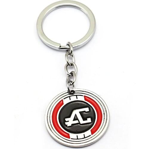 Game Apex Legends Keychain Men Metal Round Pendant Key Chain Women Keyring Car llaveros hombre Souvenirs trinket New Jewelry