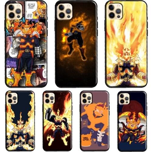 Endeavor My Hero Academia Silicone Case For iPhone XR X XS MAX SE 2020 6S 7 8 Plus 12 Mini 11 Pro Max Shell Cover