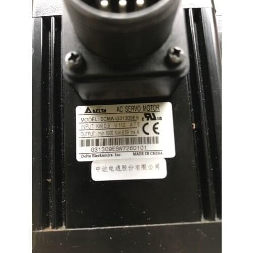 ECMA-G31309ES SERVO MOTOR , used in good condition . 80% appearance new , good working , free shipping