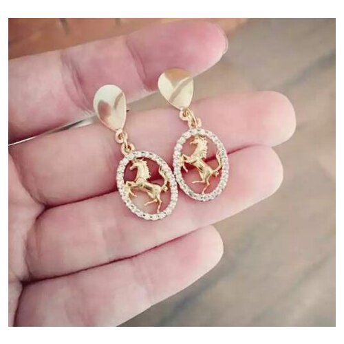 Hzew Women's Gold Earrings