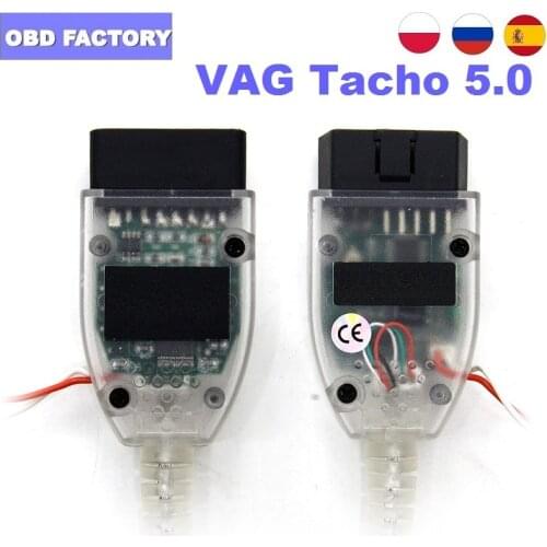 Vag Tacho USB V5.0 Vag K+Can Vag Tacho 5 Vag Diagnostic Tool Vag Tacho 5.0 Cable Vagtacho USB V5.0 For NEC MCU 24C32 Or 24C64