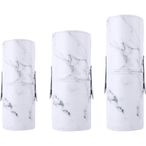 PU Marbling Make up Brush Container Bag Holder Travel Cosmetic Brushes Pen Case Storage Brushes Organizer Makeup Tools