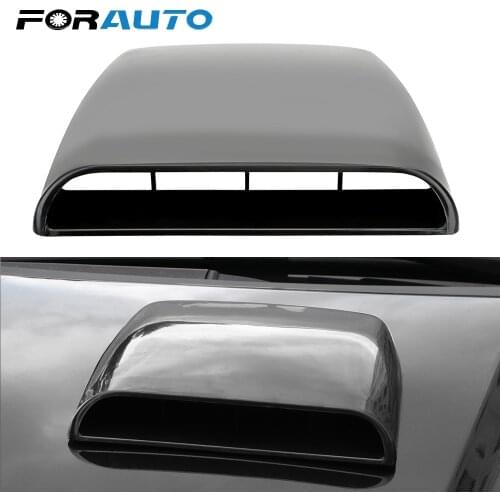 FORAUTO Car Bonnet Hood Scoop Air Outlet Cover Decoration Air Flow Intake Vent Cover Car Styling Universal