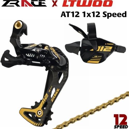 LTWOO AT12 1x12S 12 Speed Shifter Lever and Rear Derailleur Chains 12V Groupset for MTB Bicycle Parts M7100/M8100/M9100/EAGLE
