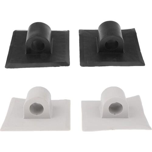 Mag 2 Pieces Kayak Fishing Boat Engine Motor Mount Stand Holder Bracket Black/White