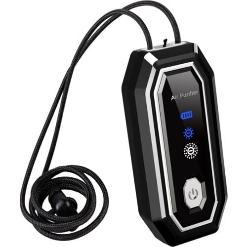 Mini Air Purifier Home Portable 800Mah Battery 120 Million Negative Ion Ionizer Gift Car Hanging Neck Air Purifier