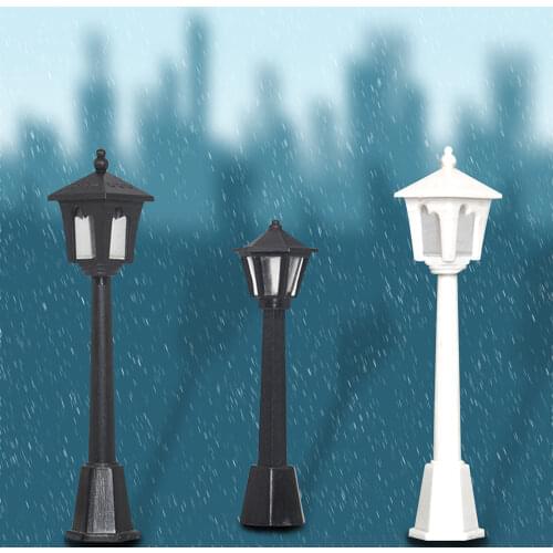 6/12Pcs Simulation Street Light Model Light Creative Christmas Tree Pendant Christmas Party Home Decoration DIY Ornaments Toys