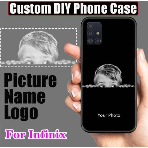 Customized DIY Soft Silicone Phone Case For Tecno CC6 CF7 CF7k KA7 KA7O CA6 CD7 CD6 LC7 Cover Personalized DIY Name Photo