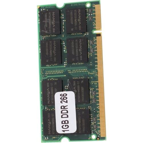 1GB Memory RAM Memory PC2100 DDR CL2.5 DIMM 266MHz 200-pin Notebook Laptop