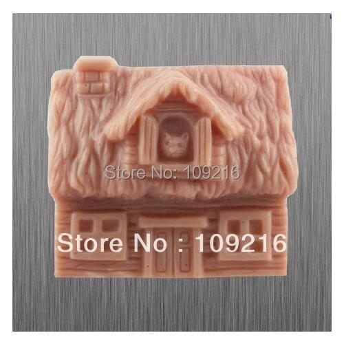1pcs The Home of Bear (50452) Silicone Handmade Soap Mold Crafts DIY Mold