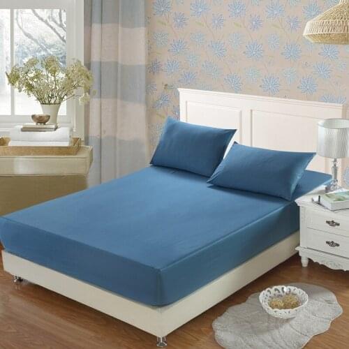 One-Piece Pure Cotton Fitted Sheet Duvet Cover Seat Protective Cover Cotton Bed Bamboo Hat Fixed Non-Slip Dust