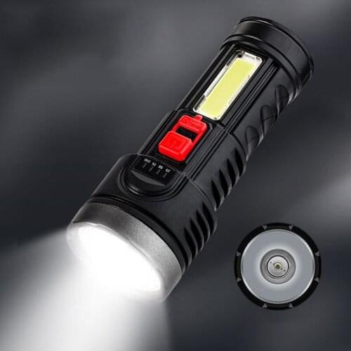 Led Flashlight Ultra Bright Torch Multi-function Glare Flashlight Strong Light USB Long-range Light Portable Torch Tactical 1Pcs
