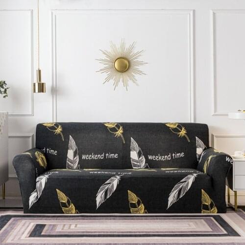 Waterproof sofa cover Elastic printing sofa cover living room Corner sofa L-shaped sofa cover funda sofa chaise lounge