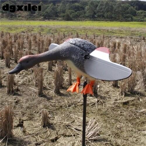 Xilei Wholesale Outdoor Hunting Plastic Gadwall Duck Decoy 6V/12V Duck Motor Duck Hunting With Magnet Spinning Wings