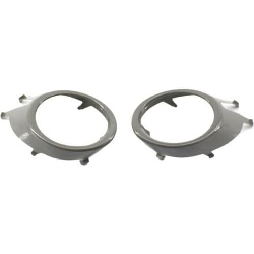 1 Pair Fog Lamp Cover Durable Easy Installation ABS Replacement Fog Light Bezel 8E0807819 8E0807820 for Audi A4 B7 05-08