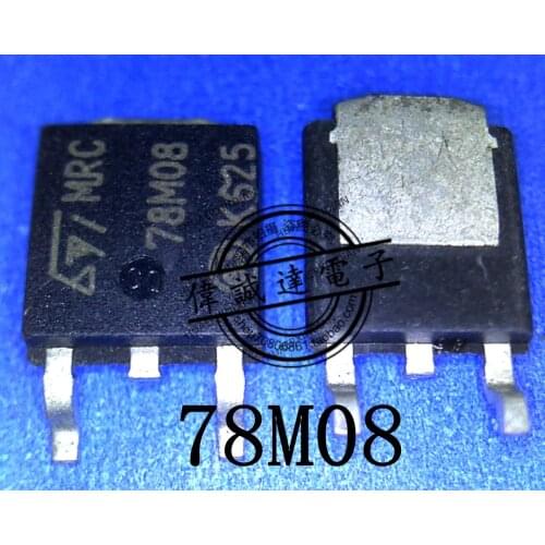 1Pieces new Original MC78M08CDTRKG 78M08 78M08G TO-252 In stock real picture
