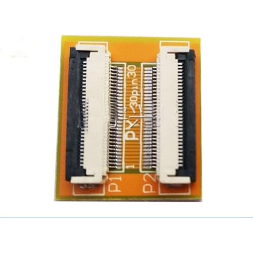 Free shipping 2PC Flexible Flat Cable FFC FPC 30P extension board With 0.5mm connector soldering adapter PCB board