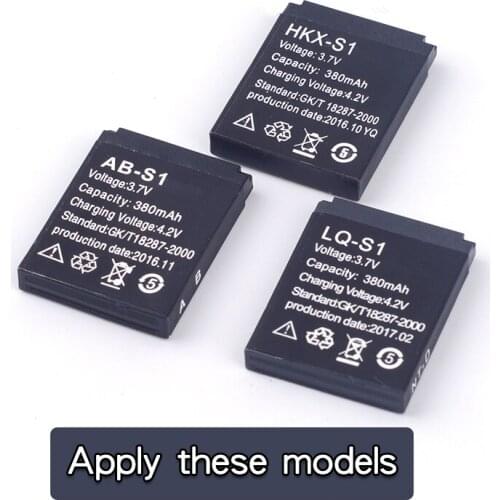 5pcs/Lot DZ09 512431 3.7V 380mAh Rechargeable li Polymer Li-ion Battery For DZ09 A1 W8 smart watch battery phone 502430