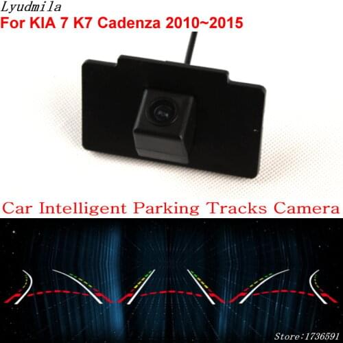 Lyudmila Car Intelligent Parking Tracks Camera FOR KIA 7 K7 Cadenza 2010~2015 Car Back up Reverse Rear View Camera