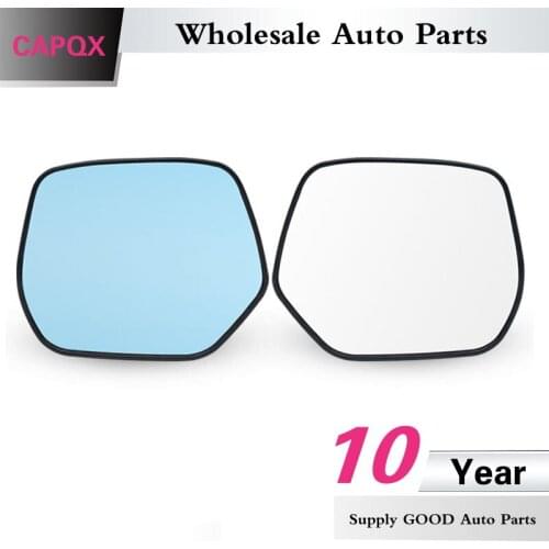 CAPQX With heating Side View Mirror Glass For CRV CR-V 2007 2008 2009 - 2012 2013 2014 rearview mirror Lens blue white glass