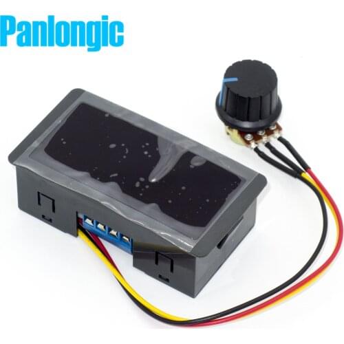 DC 10-50V Digital Display Led 6V 12V 24V 36V 48V 3A PWM DC Motor Speed Controller Continuously Variable Speed Regulator