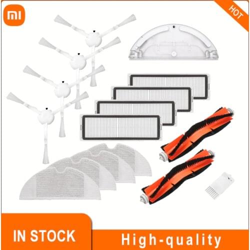 For Xiaomi Mijia 1C/1T Robot Vacuum Cleaner Main Brush Side Brush HEPA Filter Mop Cloth Xiaomi 1C Accessories STYTJ01ZHM Parts