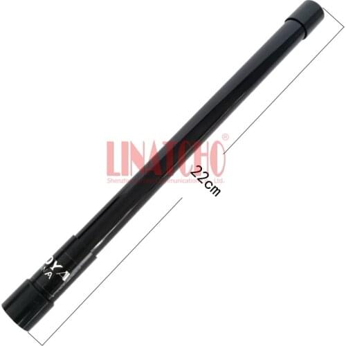 22CM NL350 Black VHF UHF 144MHz 430MHz Dual Band Fiberglass Short Car Two Way Radio Antenna