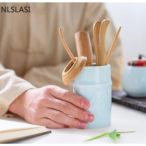 Hot Sale Ebony Wood Tea set Tea Set Accessories Travel Pu'er Tea Set Outdoor Camping Tea Set Chinese Tea Ceremony WSHYUFEI