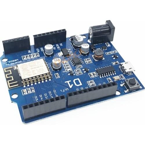 2pcs only good quality Smart Electronics ESP-12E WeMos D1 WiFi based ESP8266 shield for arduino Compatible
