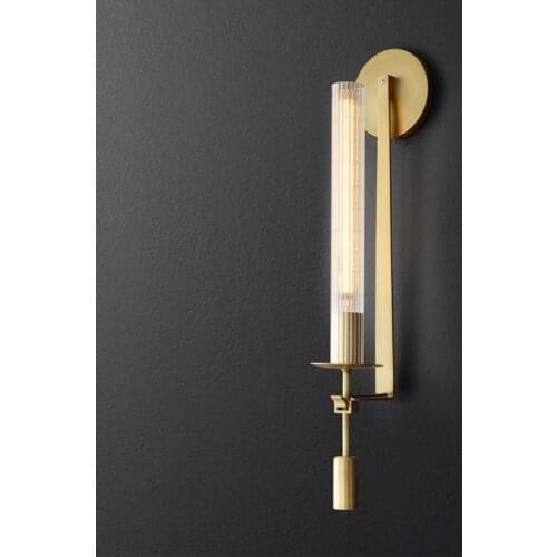 Postmodern minimalist wall lamp American retro living room bedroom porch aisle balcony cafe study mirror front light