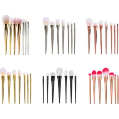 New 7pcs Makeup Cosmetic Brushes Set Powder Foundation Eyeshadow Lip Brush Tool 50sets