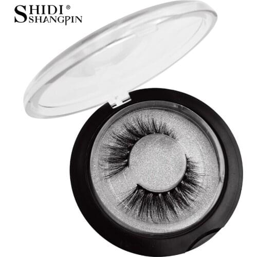 SHIDISHANGPIN 1 Pair Mink Eyelashes Natural 3d Mink Hair Lashes Thick Long Lashes Maquillaje Cilios Mink 1 Box False Eyelashes