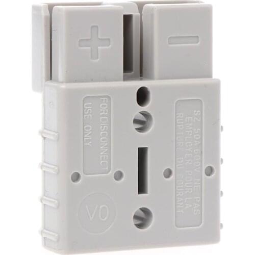 63HA 50A 600V Grey Power Charger Battery for Plug Connector Electronic Accessories