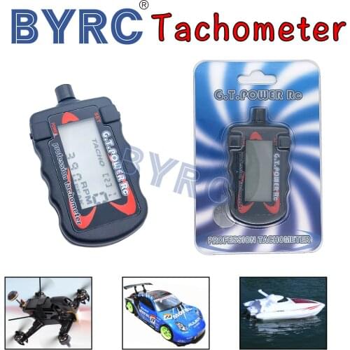 1pcs G.T. Power Model Profession RC Motor Digital Optical Tachometer Supports 2 to 9 Bladed Paddle Propeller
