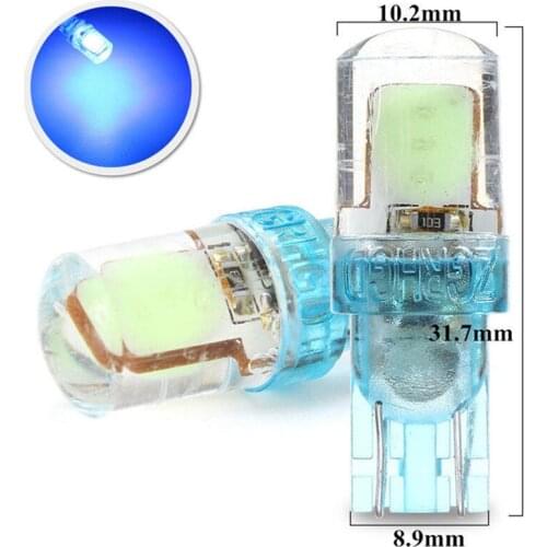 1Pcs T10 60LM High Quality Ultra Bright Light COB LED Car Super Bright Brand New Ice Blue Silica License Plate Light Bulb#268870