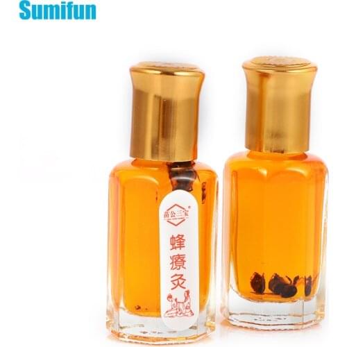 12Ml/bottle Original China Bee Venom Essential Oil Balm Ointment Pain Relieving Patch Relaxation Arthritis Essential Massage Oil
