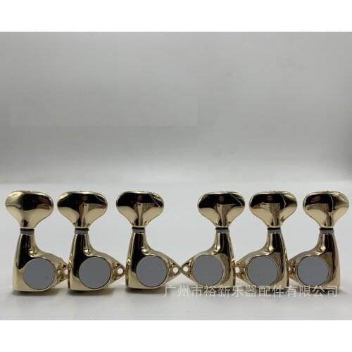 3L 3R Gold Lock String Tuners Electric Guitar Machine Heads Tuners