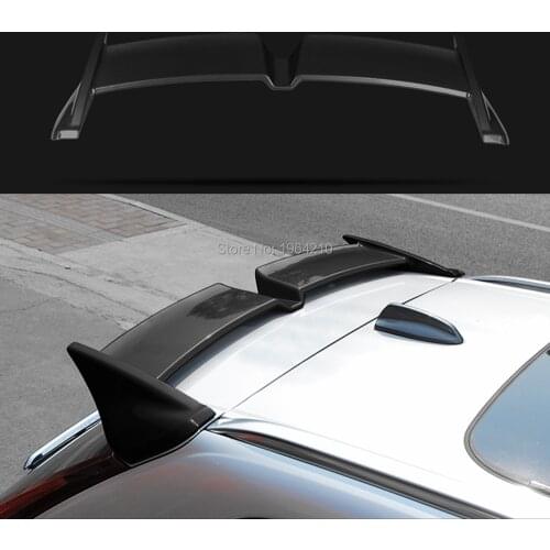 Car Styling ABS Plastic Painted Black White Gray Color Rear Spoiler Trunk Boot Wing Spoiler For Volvo XC60 2018 2019 2020