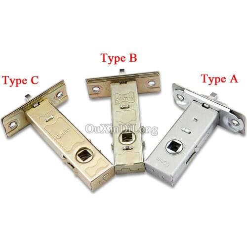 HOT 1PCS Room Single Tongue Lock,Handle Lock body Anti-theft Lock Cylinder Door Lock Repair Parts Doorhome Hardware 3 Types